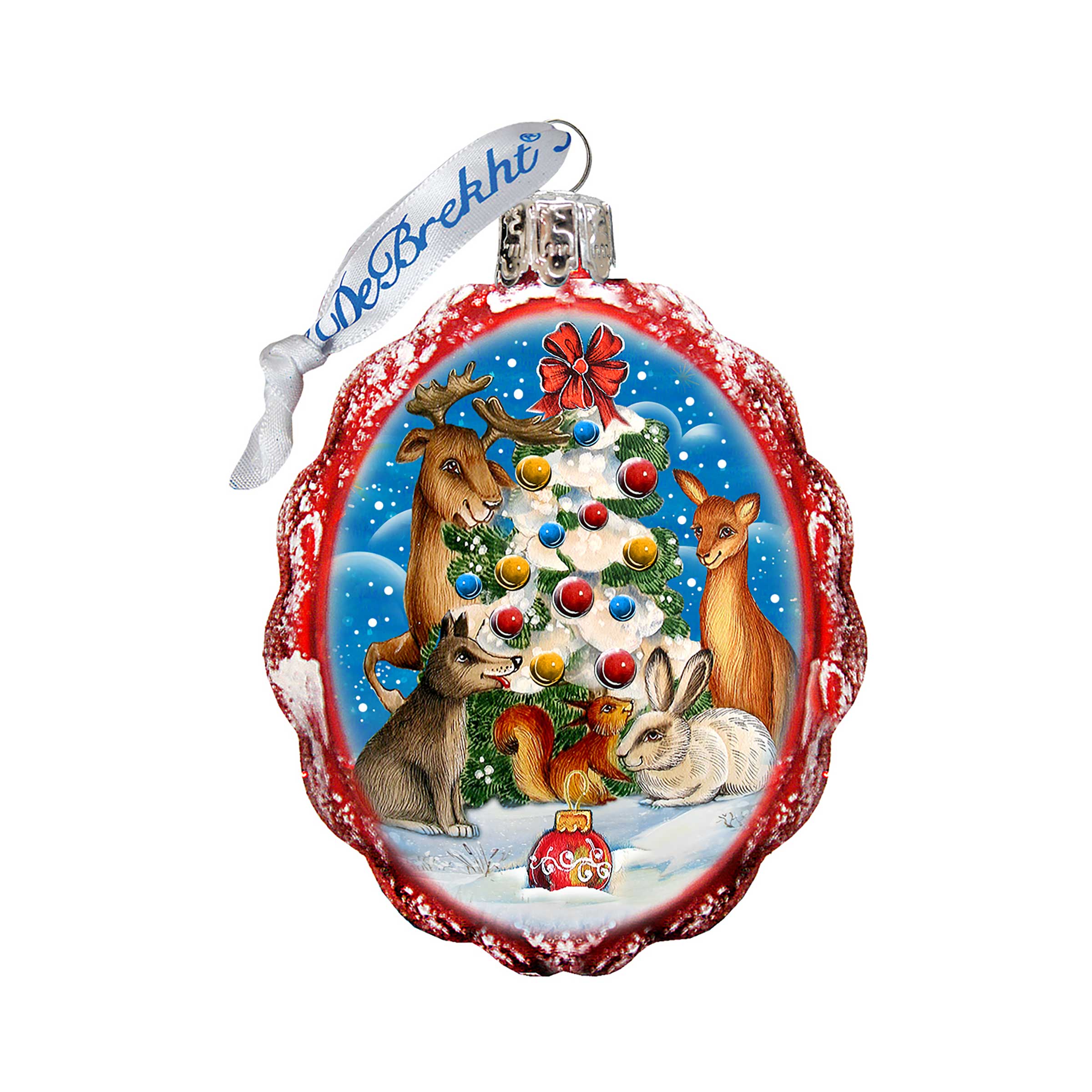 Christmas At the Forest Mercury Glass Ornament by G. DeBrekht - Christmas Décor - 773035