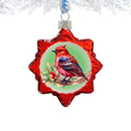 Red Bird Mercury Glass Ornaments by G. Debrekht - Wildlife Holiday Decor - 776004