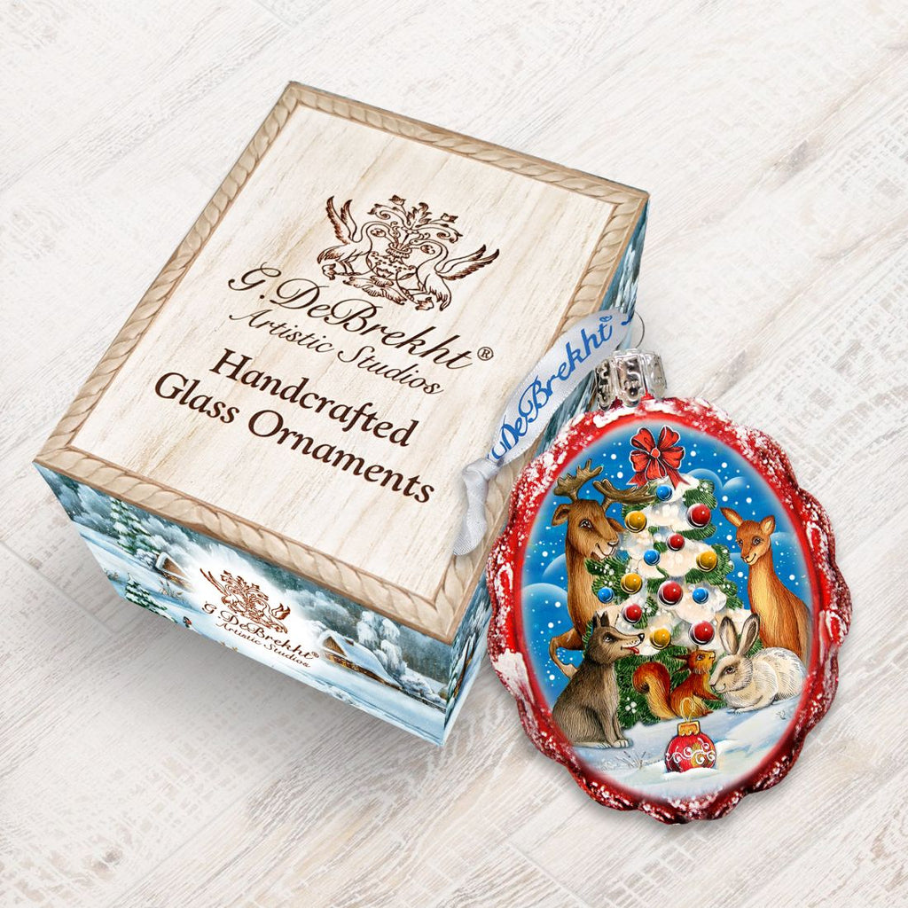 Christmas At the Forest Mercury Glass Ornament by G. DeBrekht - Christmas Décor - 773035
