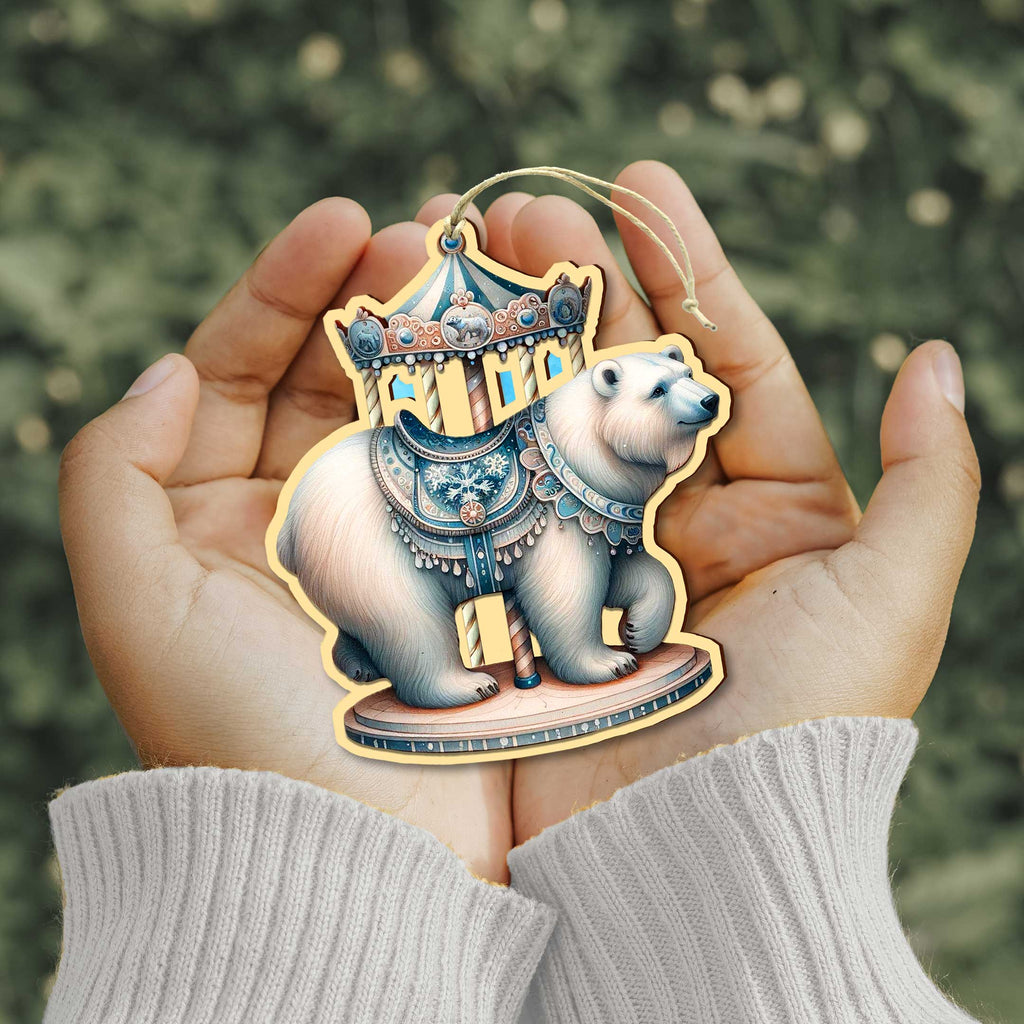 Carousel Animals Christmas Ornaments Set of 12 by G. DeBrekht - Christmas Décor - 8610104-S12